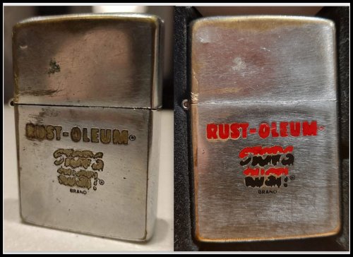 Renowacja Zippo Rust Oleum